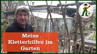 Meine Kletterhilfen im Garten [upl. by Dorwin]