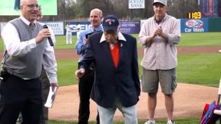 Syracuse Chiefs celebrate 100th birthday of Don Waful [upl. by Nitnerb]