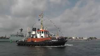 Hansesail Rostock 2016  Dampfeisbrecher Stettin [upl. by Mei203]