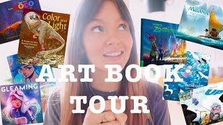 STUDIO VLOG  showing you every single art book I own 📚  travel vlog ☁️ [upl. by Remark]