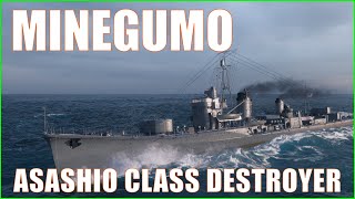 World Of Warships IJN DD Minegumo Japanese Destroyers Preview Guide [upl. by Chancey]