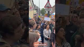 1000s Protesters Walthamstow [upl. by Llenyl]