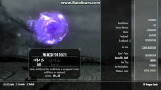 Skyrim  Word of Power  Leech Marked for Death [upl. by Tevis]