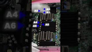 Dell PowerEdge R740 14th Gen  Memory Installation  satisfying tech dell server memory [upl. by Anhej]