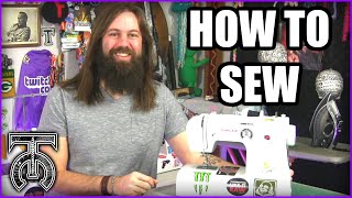 Sewing for Beginners  How to use a sewing machine  How to sew [upl. by Allicsirp]