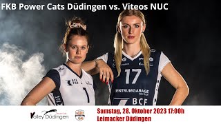 Volleyball NLA Volley Düdingen  Viteos NUC [upl. by Navillus]