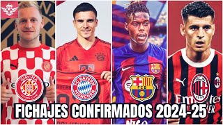 🚨FICHAJES YA CONFIRMADOS en el Mercado de Pases de VERANO 202425 Barca Bayern Milan se Refuerzan [upl. by Davison]