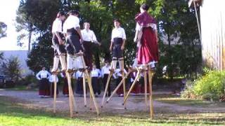 Spectacle folklore landais  Les Hérons des Lacs Biscarrosse [upl. by Zebedee185]