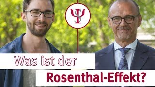 Was ist der RosenthalEffekt  PygmalionEffekt  Sozialpsychologie mit Prof Erb [upl. by Amlez]