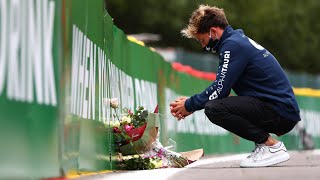 Anthoine Hubert  F2 BelgianGP Drivers Parade interview [upl. by Yole424]