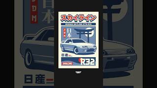 JDM car minimalist poster design collection⚡ car design nissan [upl. by Michigan]