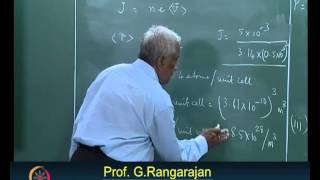 Mod01 Lec10ex The Free Electron Theory of Metals  Electrical Conductivity  Worked Examples [upl. by Aisetra]