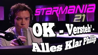 Starmania 21 Danke Philip Philipp Hansa quotOK  Versteh  Alles Klarquot [upl. by Norina]