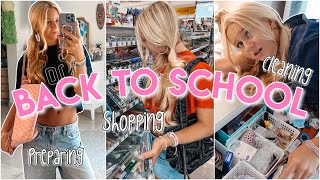 BACK TO SCHOOL VLOG Desk makeover Shopping cleaning  MaVie Noelle [upl. by Hi]