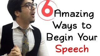 6 Amazing Ways to Begin Your Speech  Wabs Talk [upl. by Niahs]