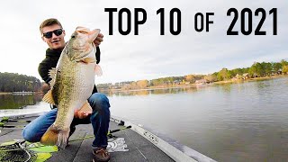 Top 10 BEST Fishing Moments From 2021 [upl. by Waddle]