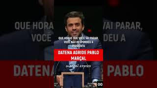 DATENA AGRIDE PABLO MARÇAL EM DEBATE eleições2024 debatehistórico debatesp [upl. by Sandro435]