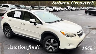 Auction 2014 Subaru Crosstrek HYBRID POV TEST DRIVE WALK AROUND cool rig and SOLD 4100 [upl. by Shaughnessy]