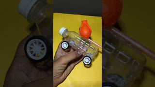 How To Make a Powerful Balloon toy car 🚗🎈 shorts viral youtubeshort science [upl. by Aketal]