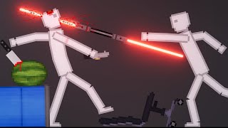 People Throwing Lightsabers At Each Other In People Playground 29 [upl. by Udele]