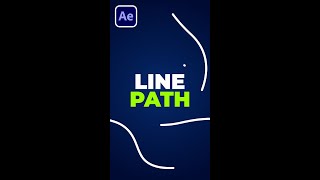 Create Line Path Animations in After Effects  Tutorial Shorts [upl. by Madigan113]