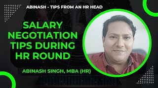 Salary Negotiation Tips During HR Round [upl. by Enirol]