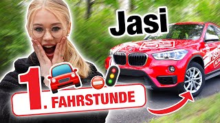 Erste Fahrstunde mit Jasi 😱  Fischer Academy [upl. by Aisayt960]