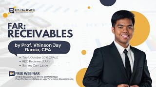 FAR Receivables by Prof Vhinson Garcia CPA [upl. by Catherine554]