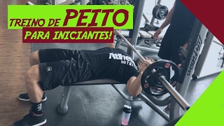 TREINO DE PEITORAL PARA INICIANTES  COMO AUMENTAR O PEITO [upl. by Eixor567]