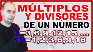 💥MÚLTIPLOS Y DIVISORES DE UN NUMERO 💥 Múltiplos y Divisores Para Primaria 22 [upl. by Tsui]