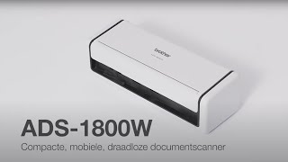 Brother ADS1800W  Desktop document scanner  overal scannen [upl. by Vincenz607]