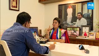 Election Track  Pushpa Srivani Exclusive interview  AP Elections 2024 SakshiTVPolitics [upl. by Eikcaj238]