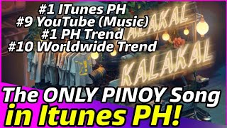 KALAKAL DOMINATES ITunes PH majority of which is KPop song SB19 x GLOC 9 [upl. by Bidle]