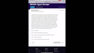 Flocabulary Middle Ages Europe  Read amp Respond [upl. by Lemcke351]