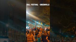 Fall Festival Downtown Greenville fall fallfestivities Music singers southcarolina [upl. by Atoiyanap]