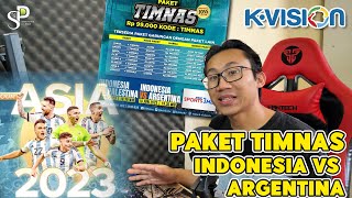 Pemegang Hak Siar Indonesia VS Argentina  Timnas vs Argentina 2023 dan Timnas vs Palestina [upl. by Gadmon320]