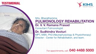 Pulmonology Rehabilitation  Dr V V Ramana Prasad  Dr Sudhindra Vooturi  Mrs Bharathamma [upl. by Atteval]