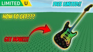 FREE UGC How to Get quotCatalog Avatar Creator  Electric Guitar ROBLOX [upl. by Enomor]