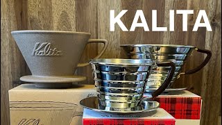 Kalita Wave 155 amp 185 Stainless Steel Coffee Drippers [upl. by Amandy]