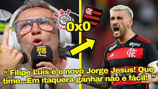 VEJA AS REAÇÕES DO NETO DEPOIS DA ELIMININAÇĀO DO CORINTHIANS CONTRA O FLAMENGO HOJE HUMILHAÇÃO [upl. by Blancha]