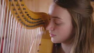 The Italian triple harp as a solo instrument Purcell Suite in G Minor Z 661 [upl. by Ocirema]