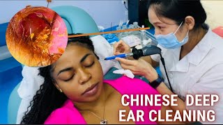 Trying Chinese Ear Extraction… THIS WAS IN THERE 😱ASMR [upl. by Suraved]