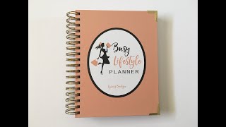 Busy Lifestyle Weekly Planner Review Pros amp Cons [upl. by Ynomrah]