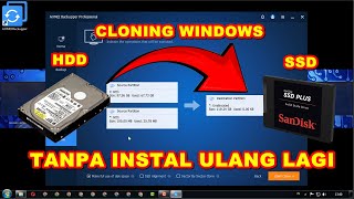 HANYA 5 MENIT Cara Clone HDD Ke SSD Windows 7 Tanpa Instal Ulang [upl. by Alleirbag]