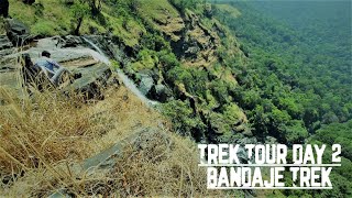 TREK TOUR DAY2  BANDAJE FALLS TREK  BALLALARAYANA DURGA  KODIGE FALLS  MALNAD RIDER [upl. by Hindorff]