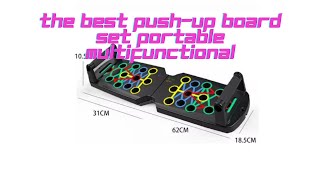 The Best Pushup Board Set Portable Multifunctional Equipment For Chest Abdomen ArmsBack Training [upl. by Diahann]