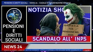 🔴aumenti pensioni 2025 notizie scandalo INPS [upl. by Akined]