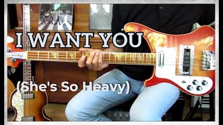 Beatles  I Want You Shes So Heavy  bass cover [upl. by Macdougall]