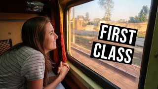 Americans Exploring Indian Trains  Agra to Jaipur AC First Class Train [upl. by Asset]