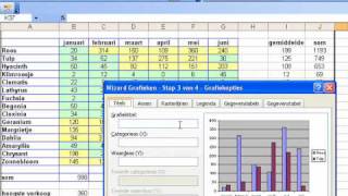 maken van een kolomgrafiek in excel [upl. by Derr]